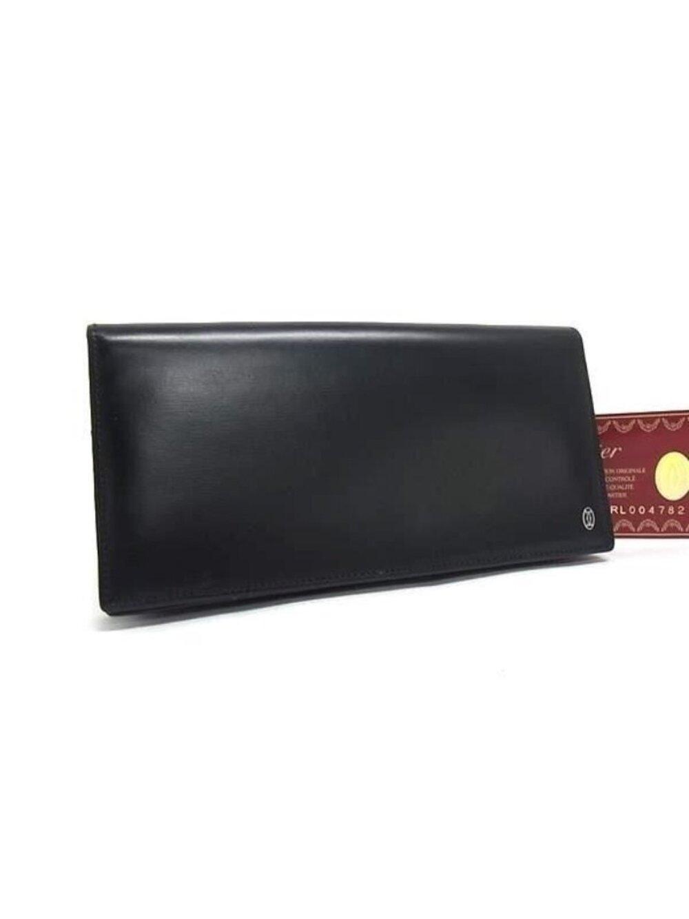 Cartier Wallet Pasha L Black Calfskin Bifold
